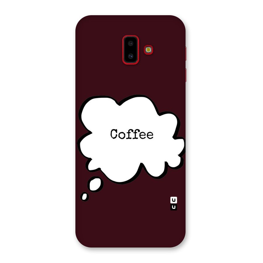 Coffee Bubble Back Case for Galaxy J6 Plus