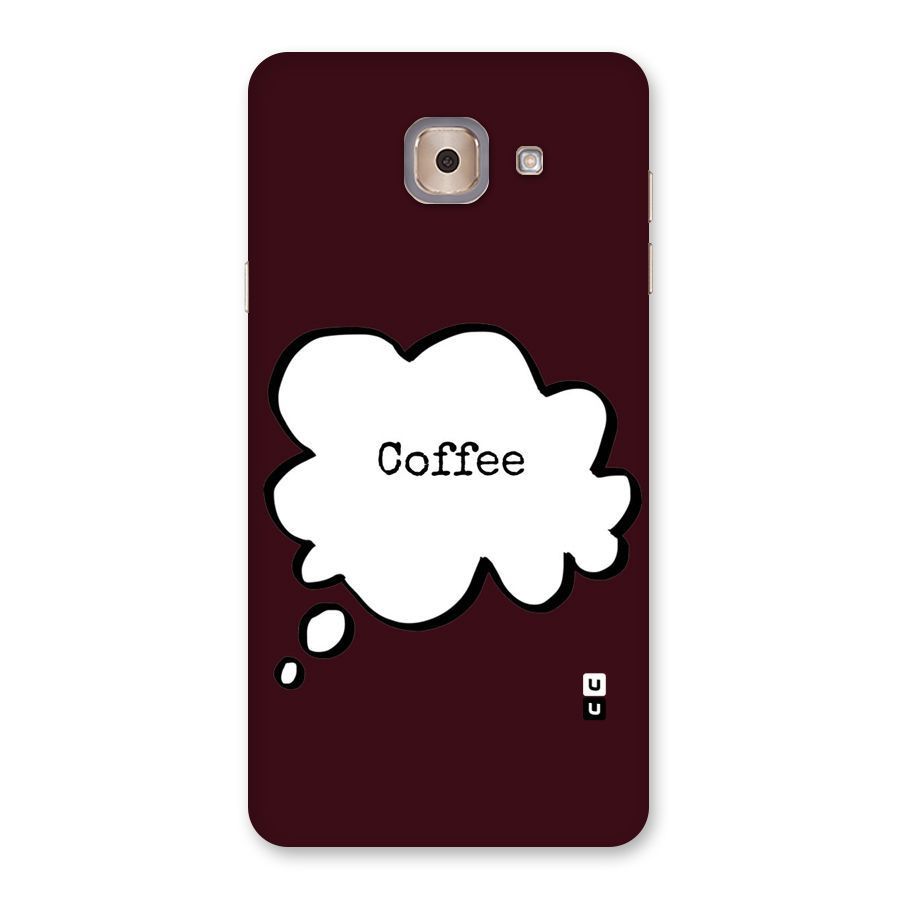 Coffee Bubble Back Case for Galaxy J7 Max
