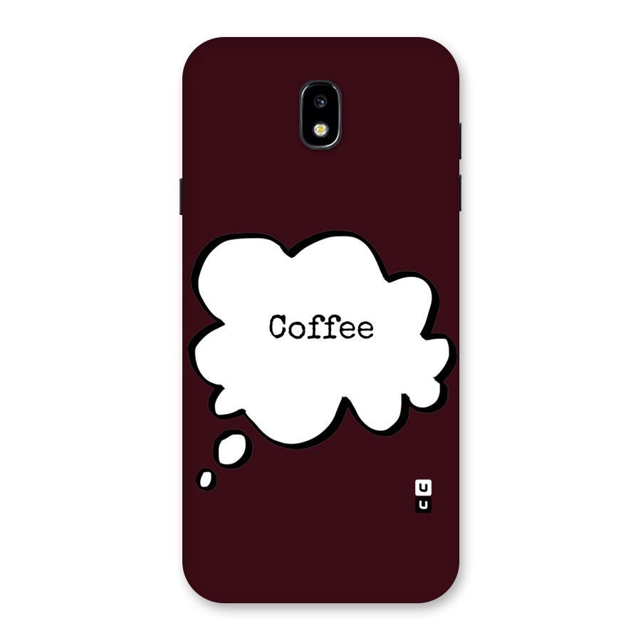 Coffee Bubble Back Case for Galaxy J7 Pro