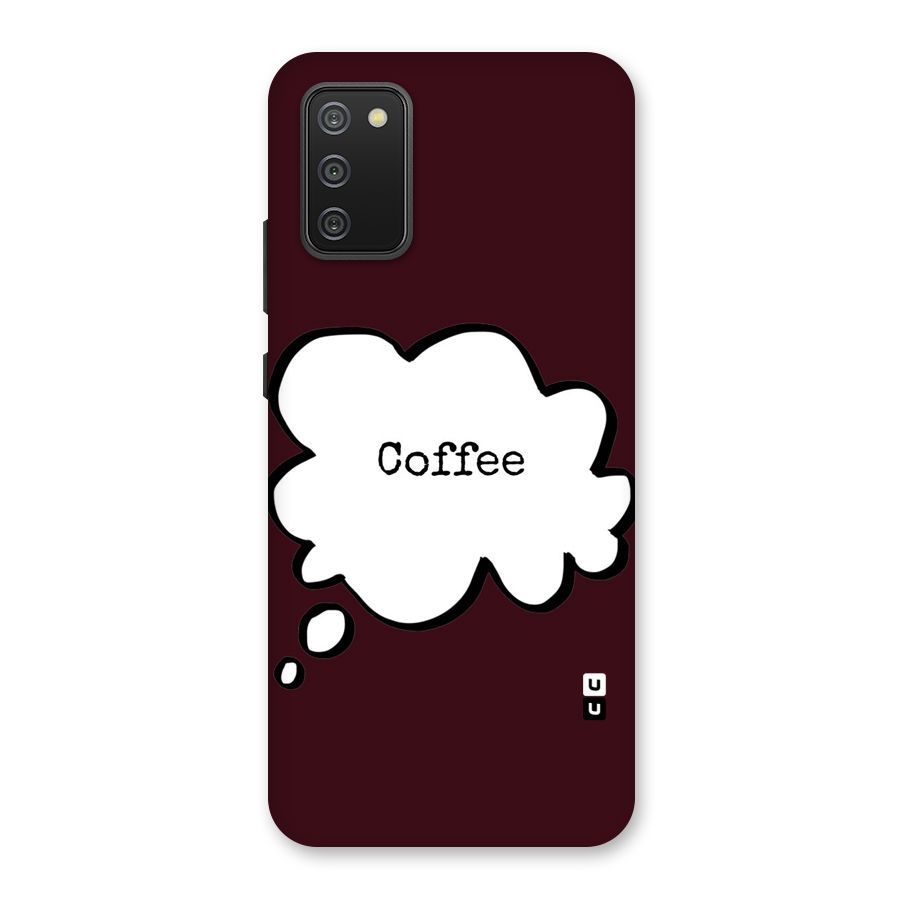 Coffee Bubble Back Case for Galaxy M02s