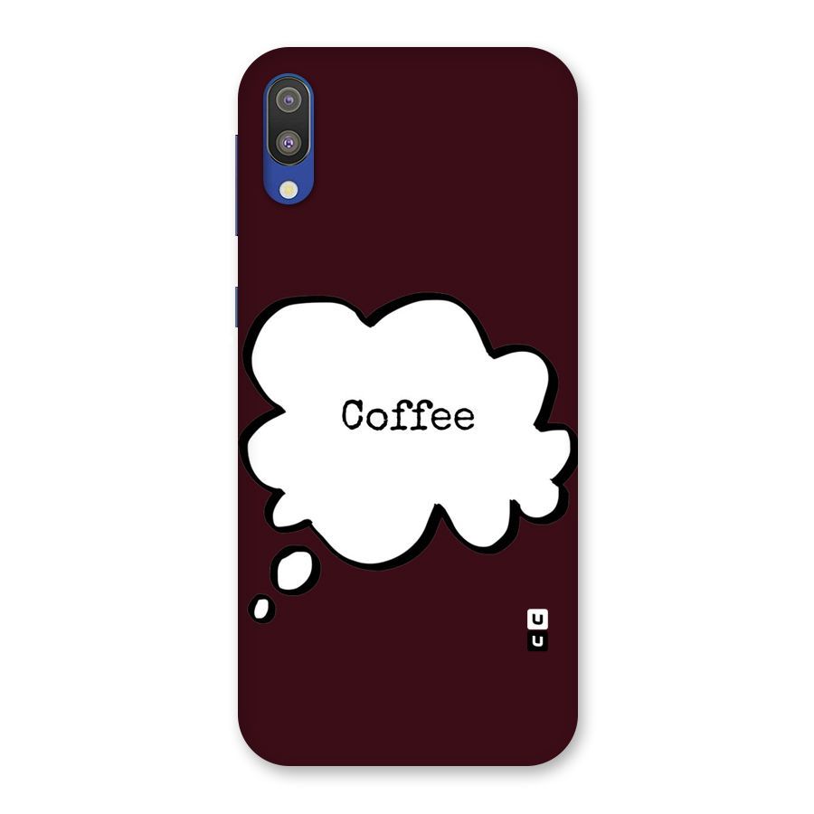 Coffee Bubble Back Case for Galaxy M10