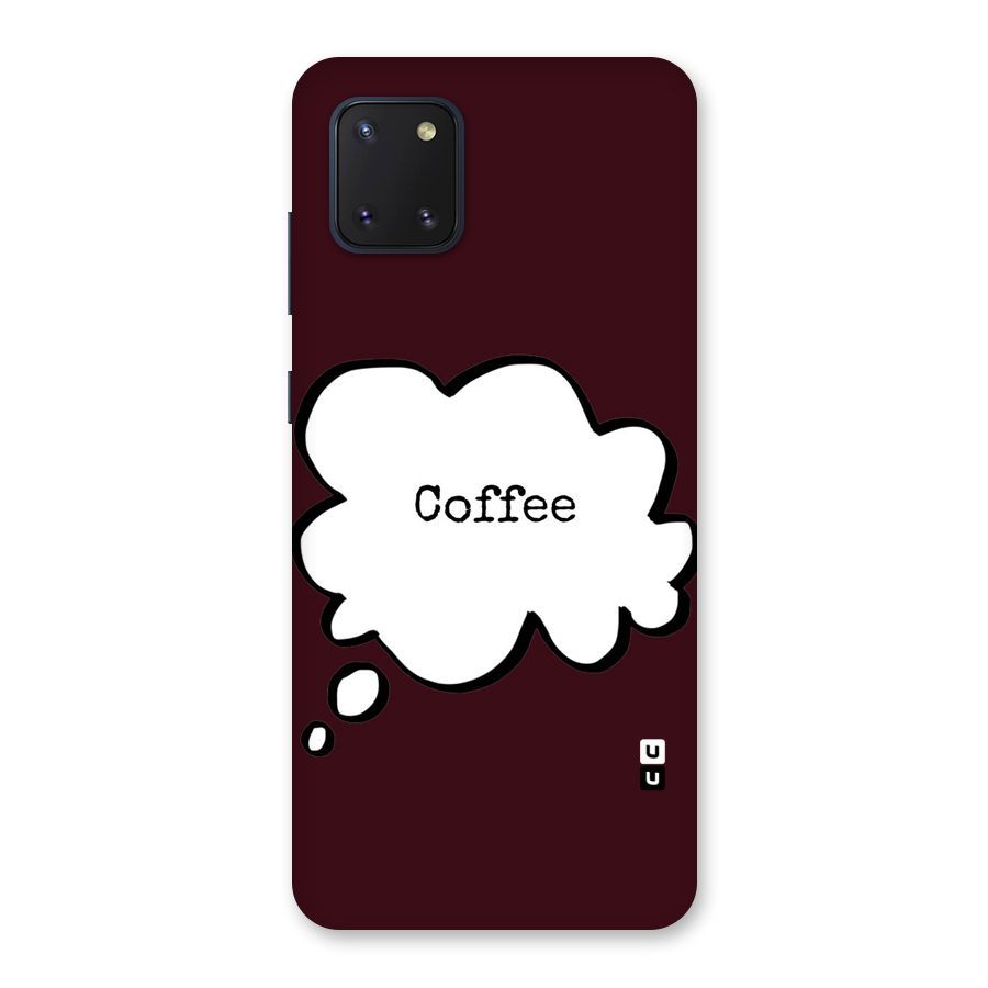 Coffee Bubble Back Case for Galaxy Note 10 Lite