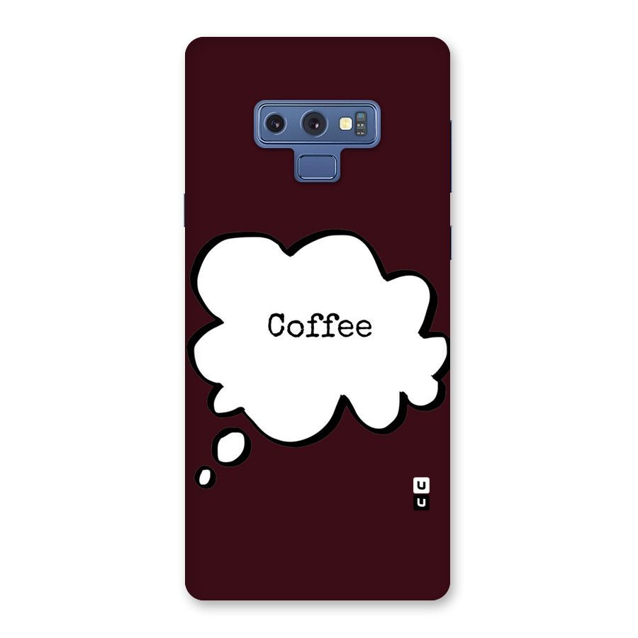 Coffee Bubble Back Case for Galaxy Note 9