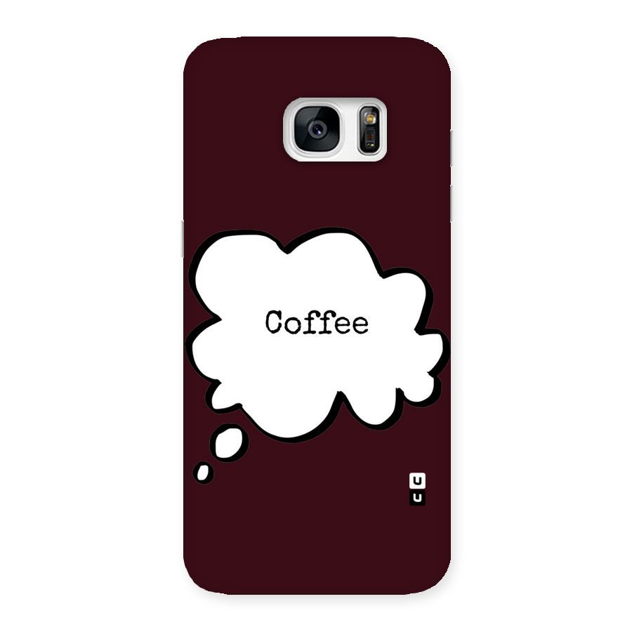 Coffee Bubble Back Case for Galaxy S7 Edge