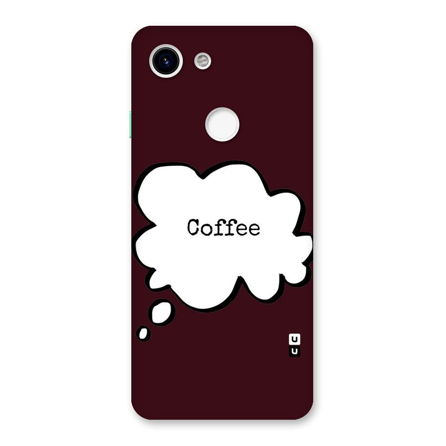 Coffee Bubble Back Case for Google Pixel 3