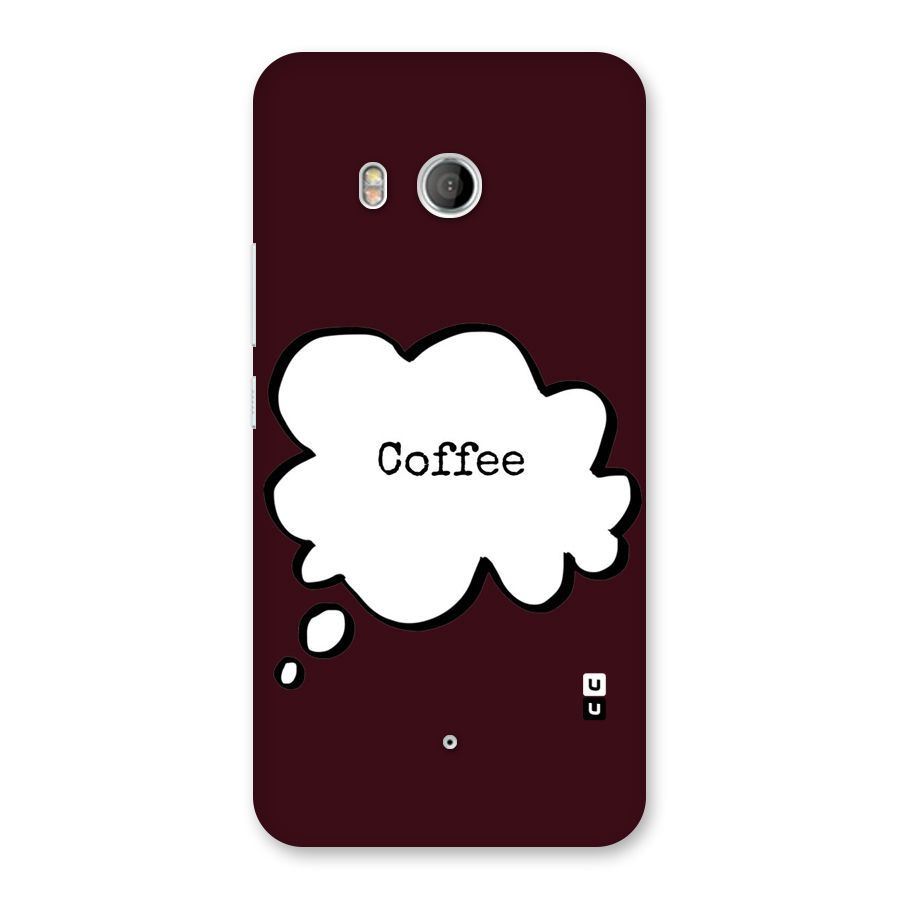 Coffee Bubble Back Case for HTC U11