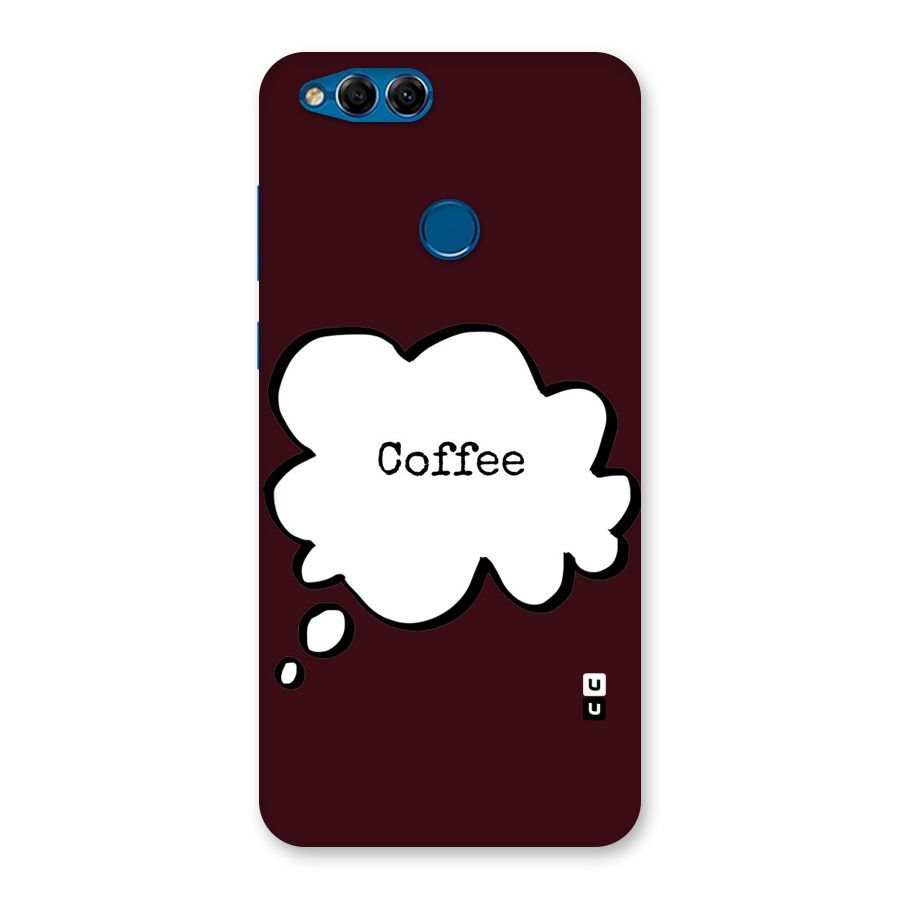 Coffee Bubble Back Case for Honor 7X