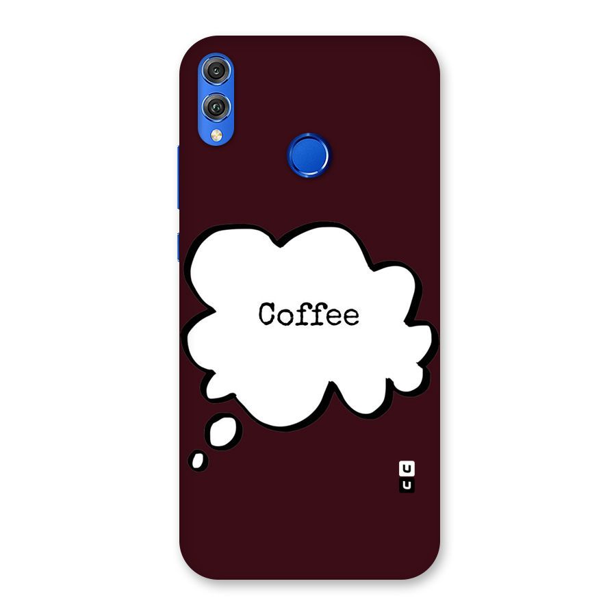 Coffee Bubble Back Case for Honor 8X