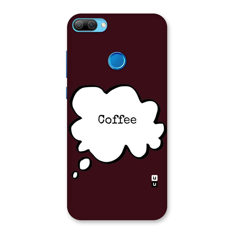 Coffee Bubble Back Case for Honor 9N