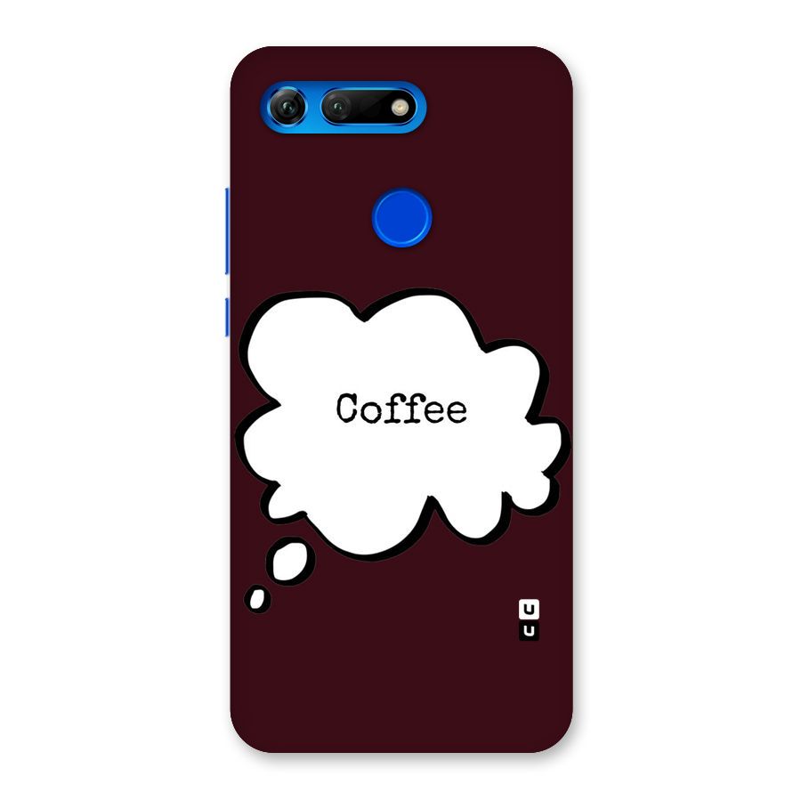 Coffee Bubble Back Case for Honor View 20