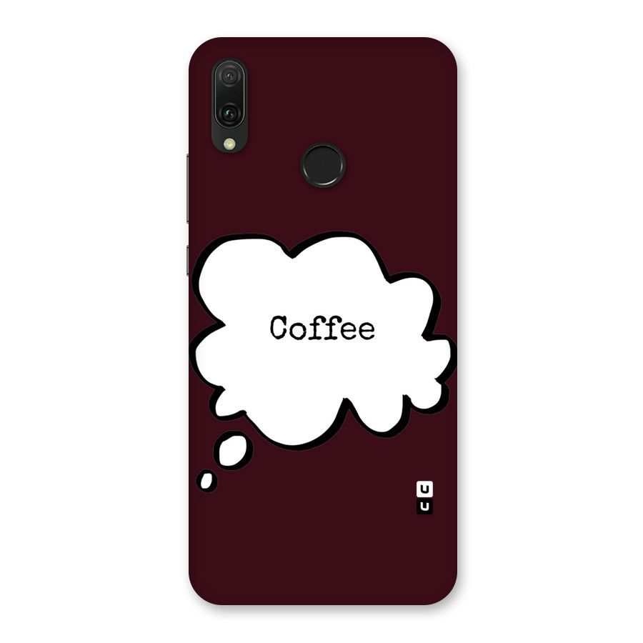 Coffee Bubble Back Case for Huawei Y9 (2019)