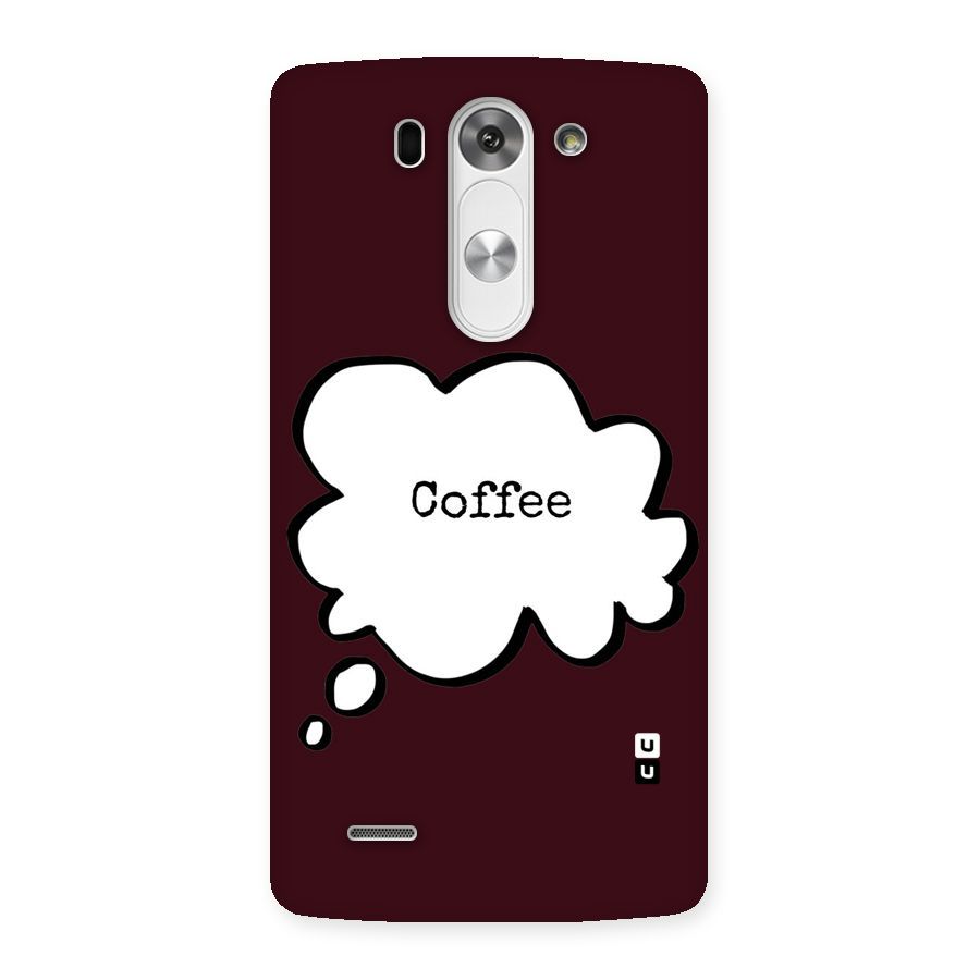 Coffee Bubble Back Case for LG G3 Mini