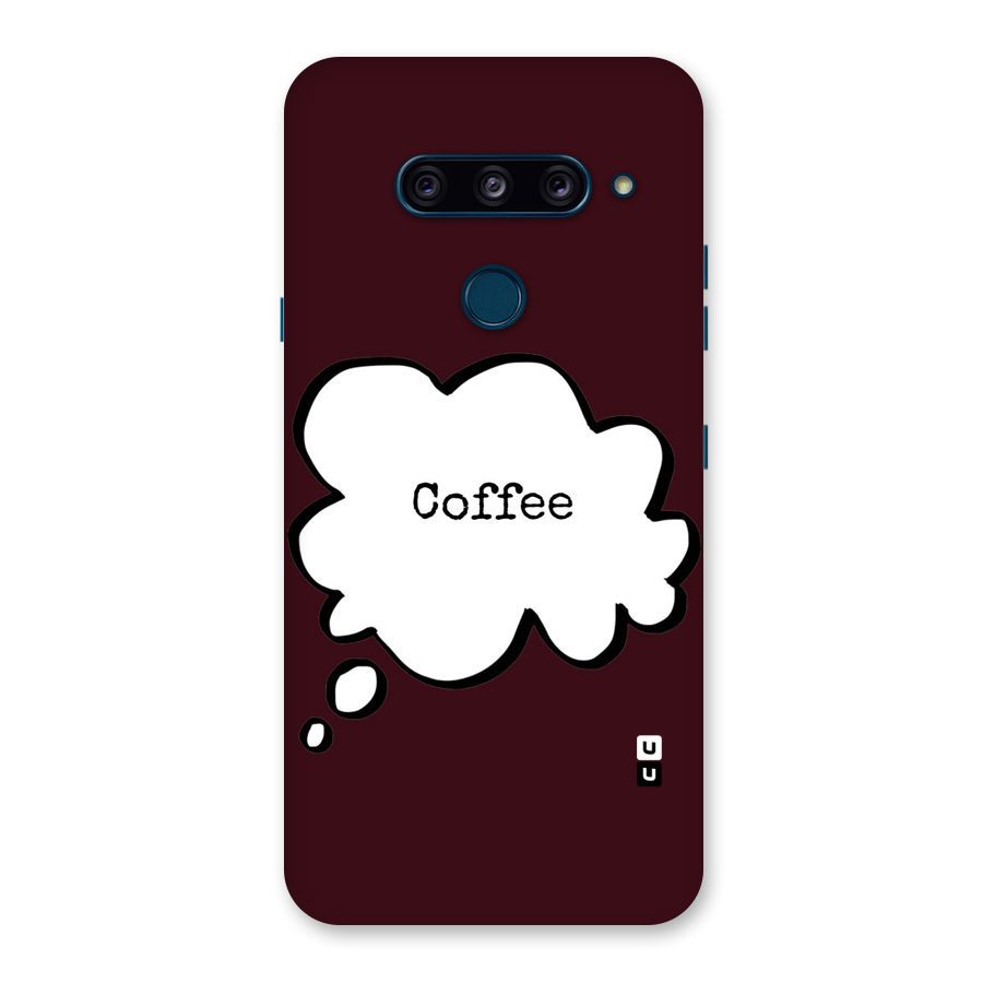 Coffee Bubble Back Case for LG  V40 ThinQ