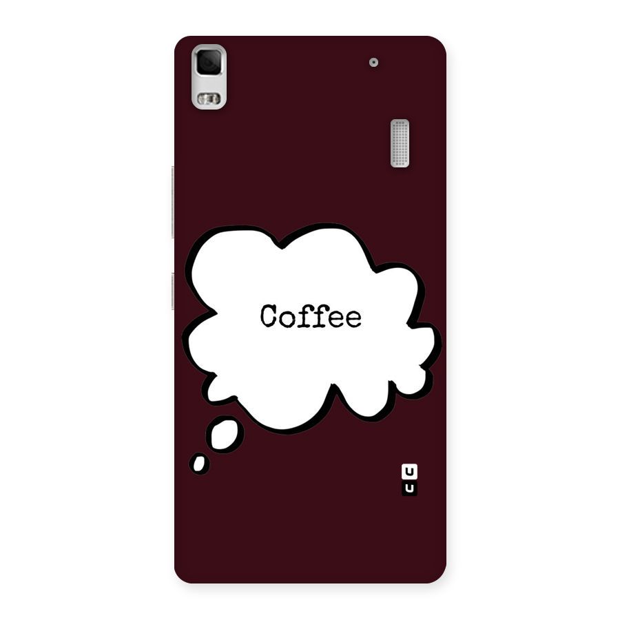 Coffee Bubble Back Case for Lenovo K3 Note