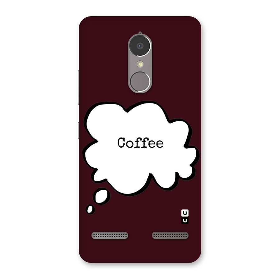 Coffee Bubble Back Case for Lenovo K6 Power