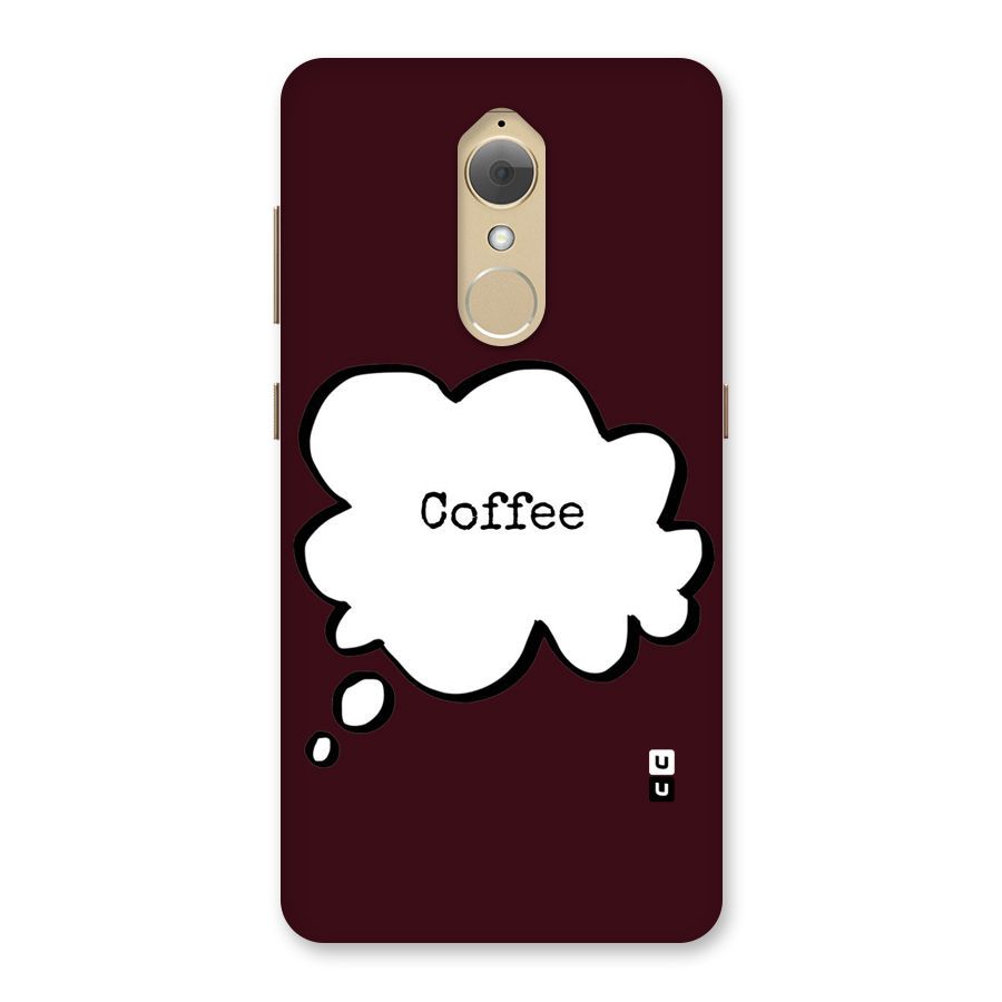 Coffee Bubble Back Case for Lenovo K8