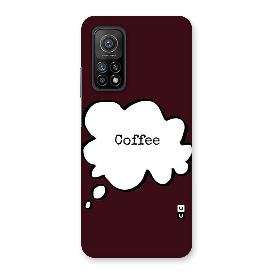 Coffee Bubble Back Case for Mi 10T 5G