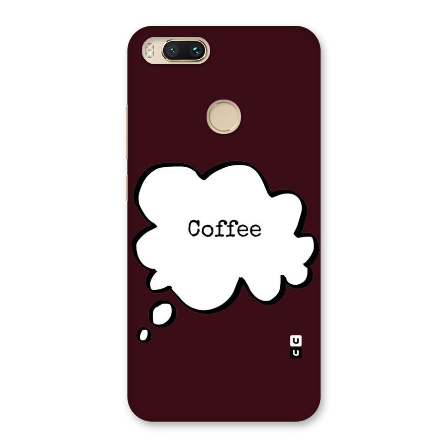 Coffee Bubble Back Case for Mi A1