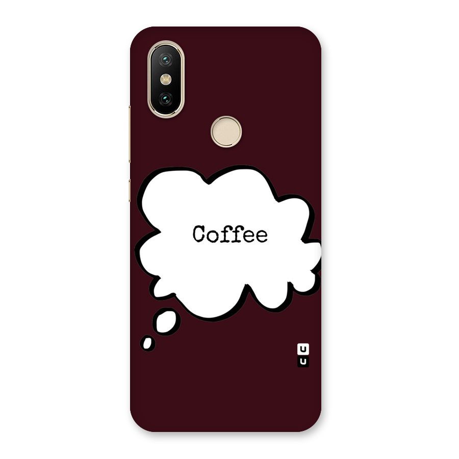 Coffee Bubble Back Case for Mi A2