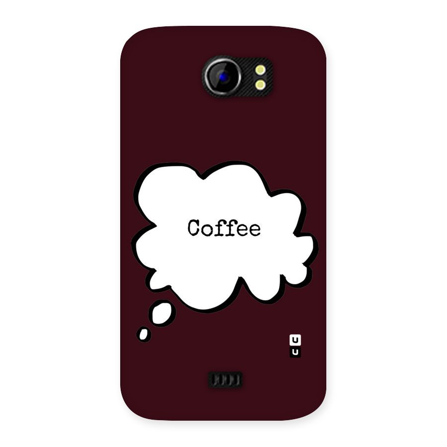 Coffee Bubble Back Case for Micromax Canvas 2 A110