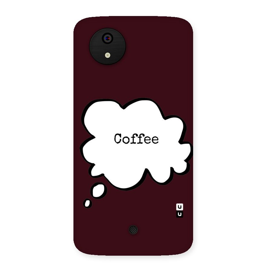 Coffee Bubble Back Case for Micromax Canvas A1