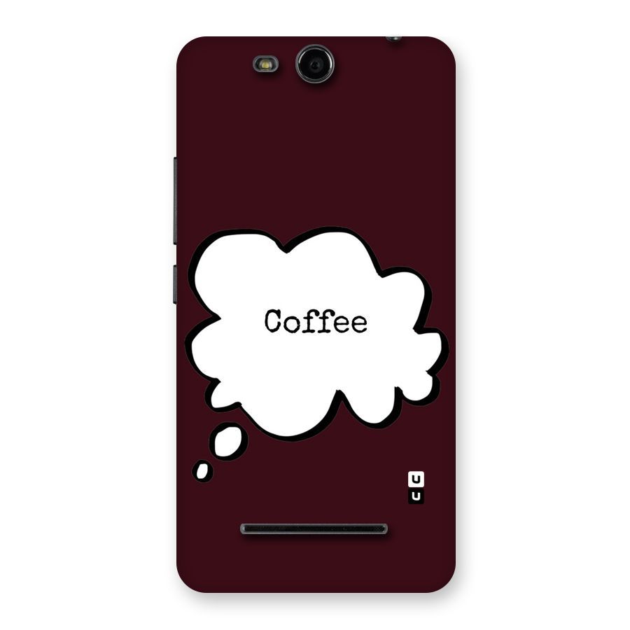 Coffee Bubble Back Case for Micromax Canvas Juice 3 Q392