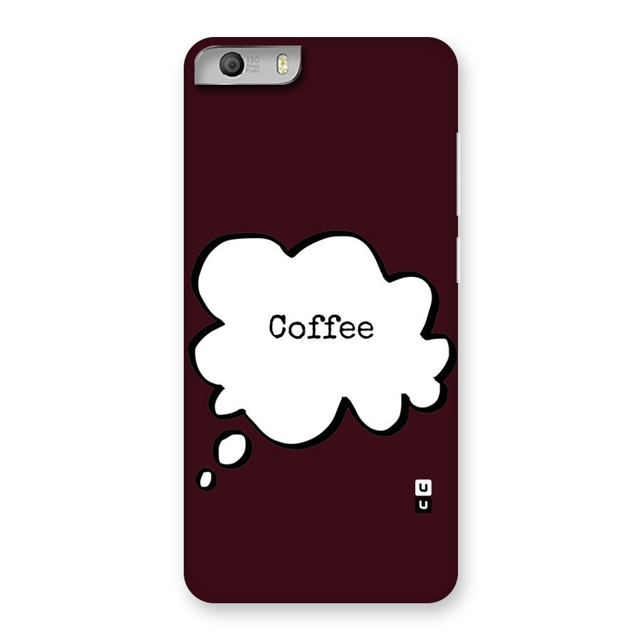 Coffee Bubble Back Case for Micromax Canvas Knight 2