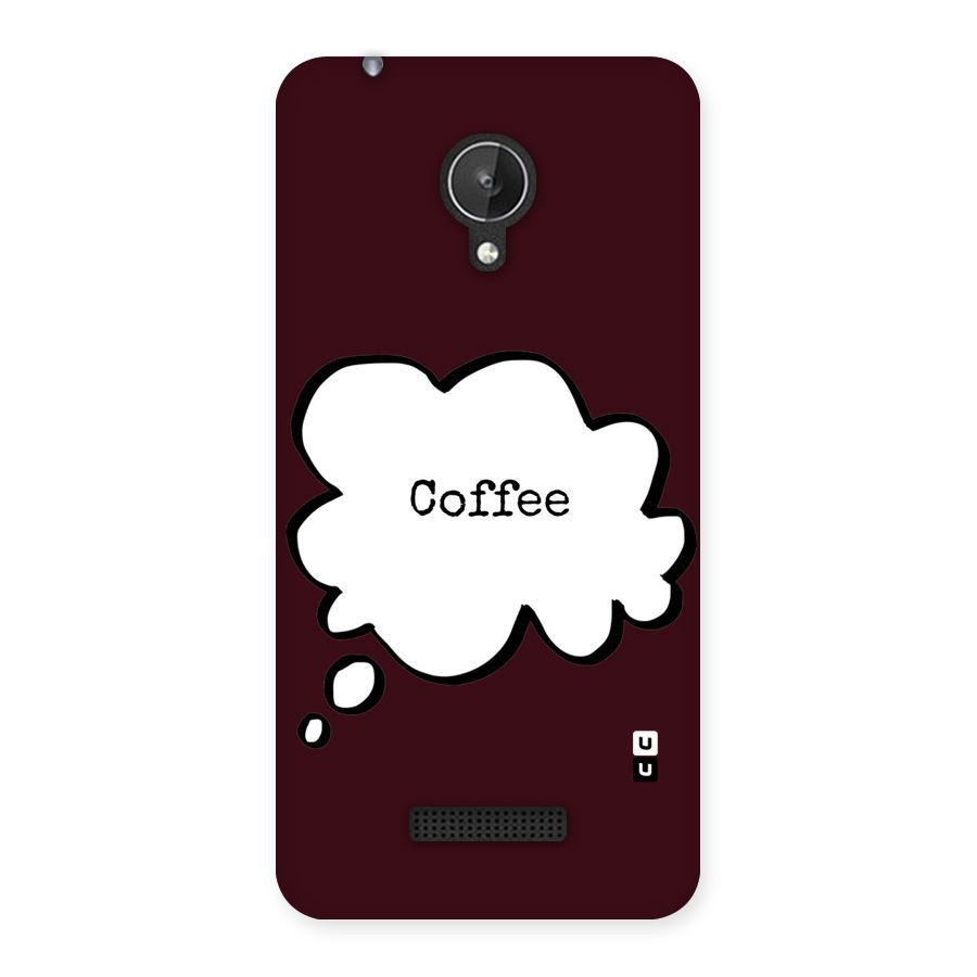 Coffee Bubble Back Case for Micromax Canvas Spark Q380