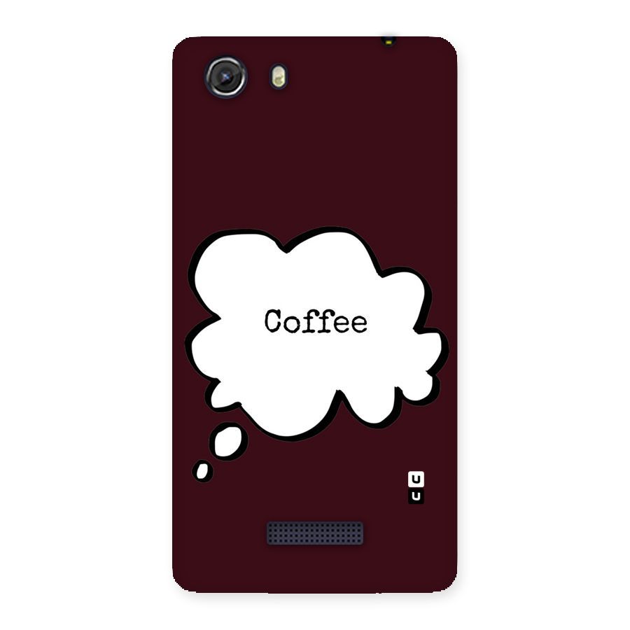 Coffee Bubble Back Case for Micromax Unite 3