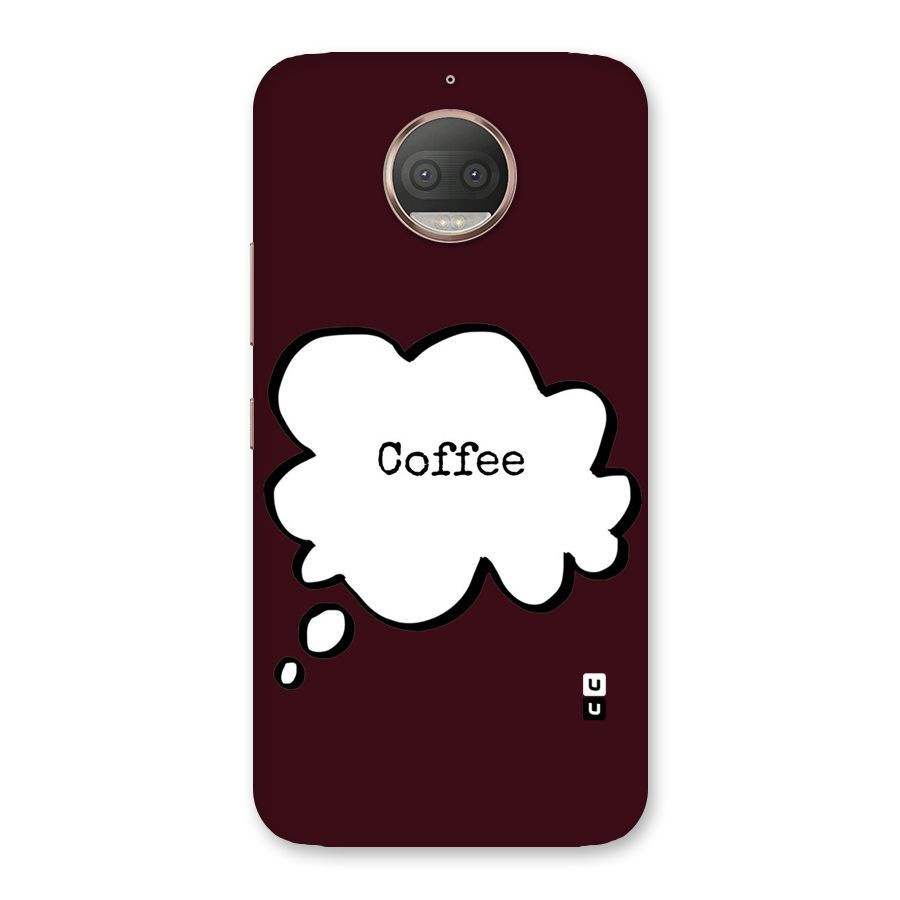 Coffee Bubble Back Case for Moto G5s Plus