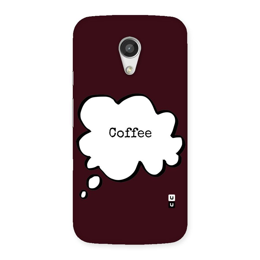 Coffee Bubble Back Case for Moto G 2nd Gen