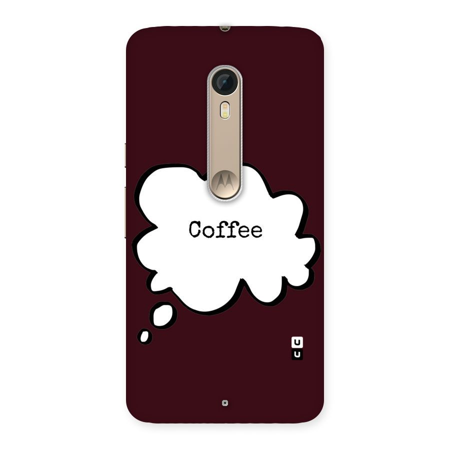 Coffee Bubble Back Case for Motorola Moto X Style