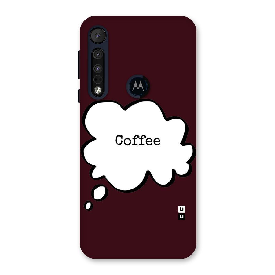 Coffee Bubble Back Case for Motorola One Macro