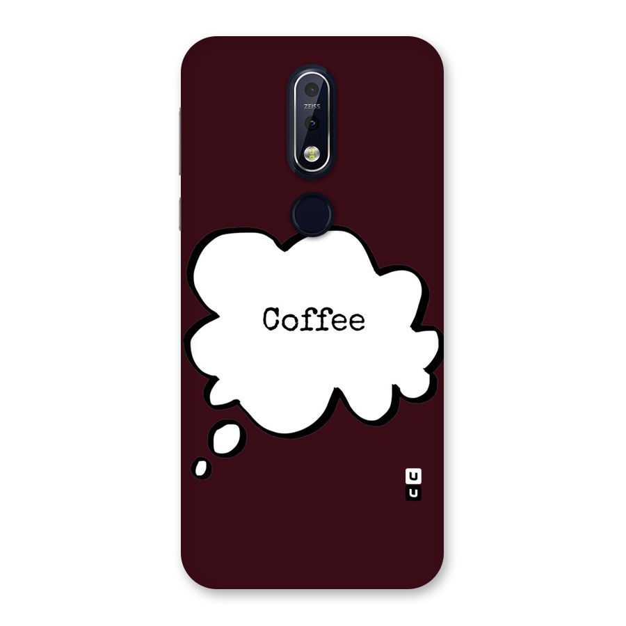 Coffee Bubble Back Case for Nokia 7.1