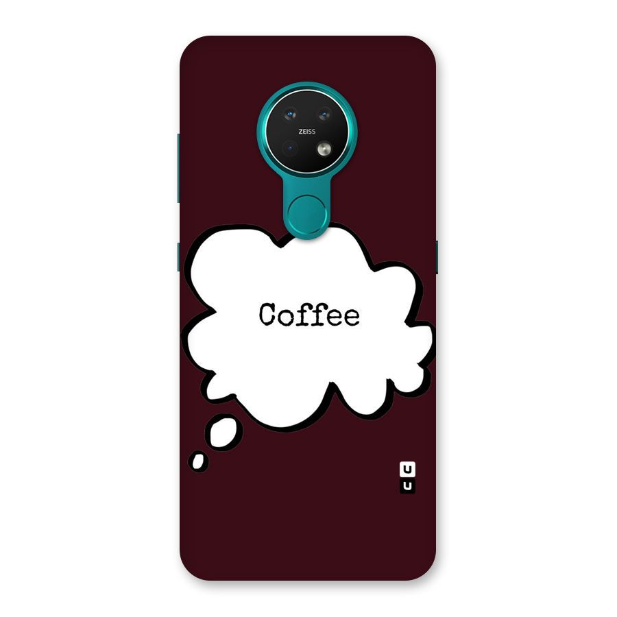 Coffee Bubble Back Case for Nokia 7.2