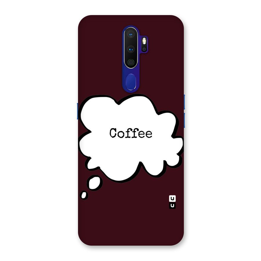 Coffee Bubble Back Case for Oppo A9 (2020)