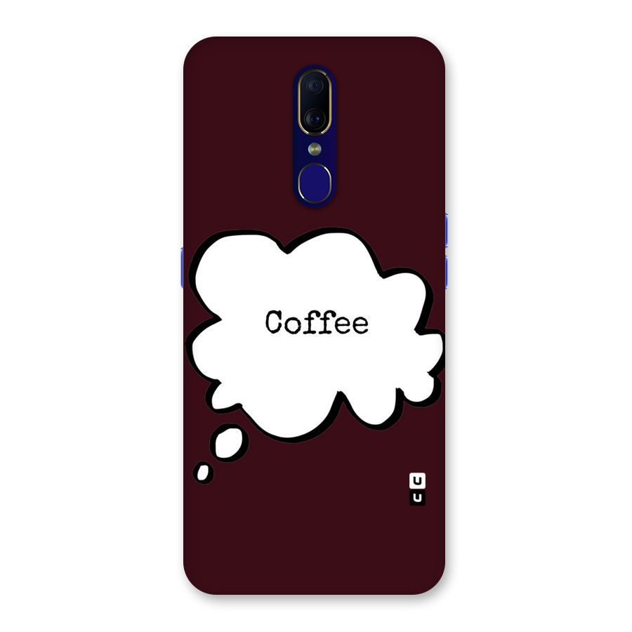 Coffee Bubble Back Case for Oppo F11