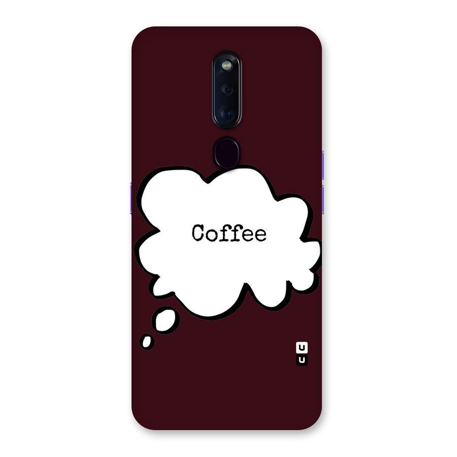 Coffee Bubble Back Case for Oppo F11 Pro