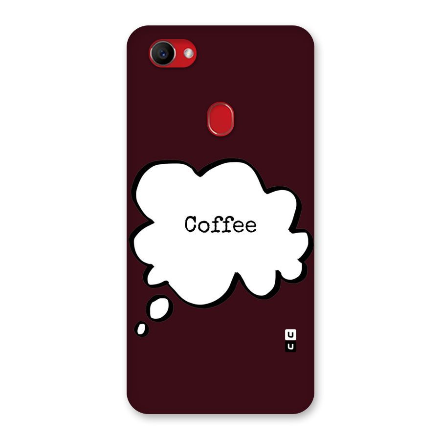 Coffee Bubble Back Case for Oppo F7