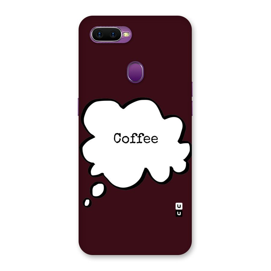 Coffee Bubble Back Case for Oppo F9