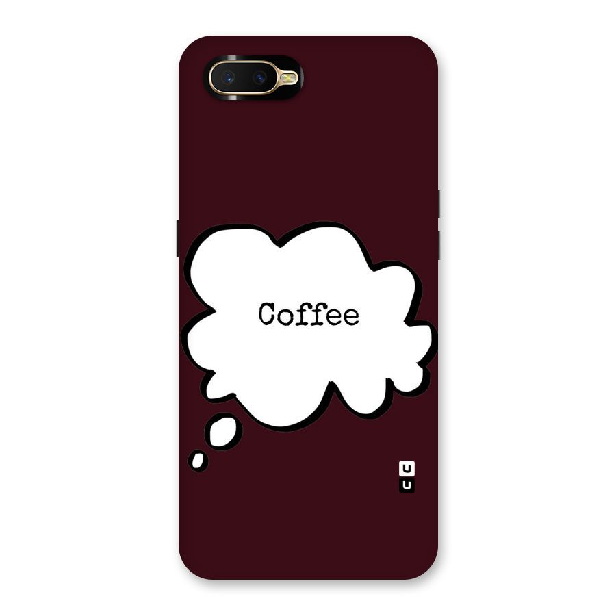 Coffee Bubble Back Case for Oppo K1