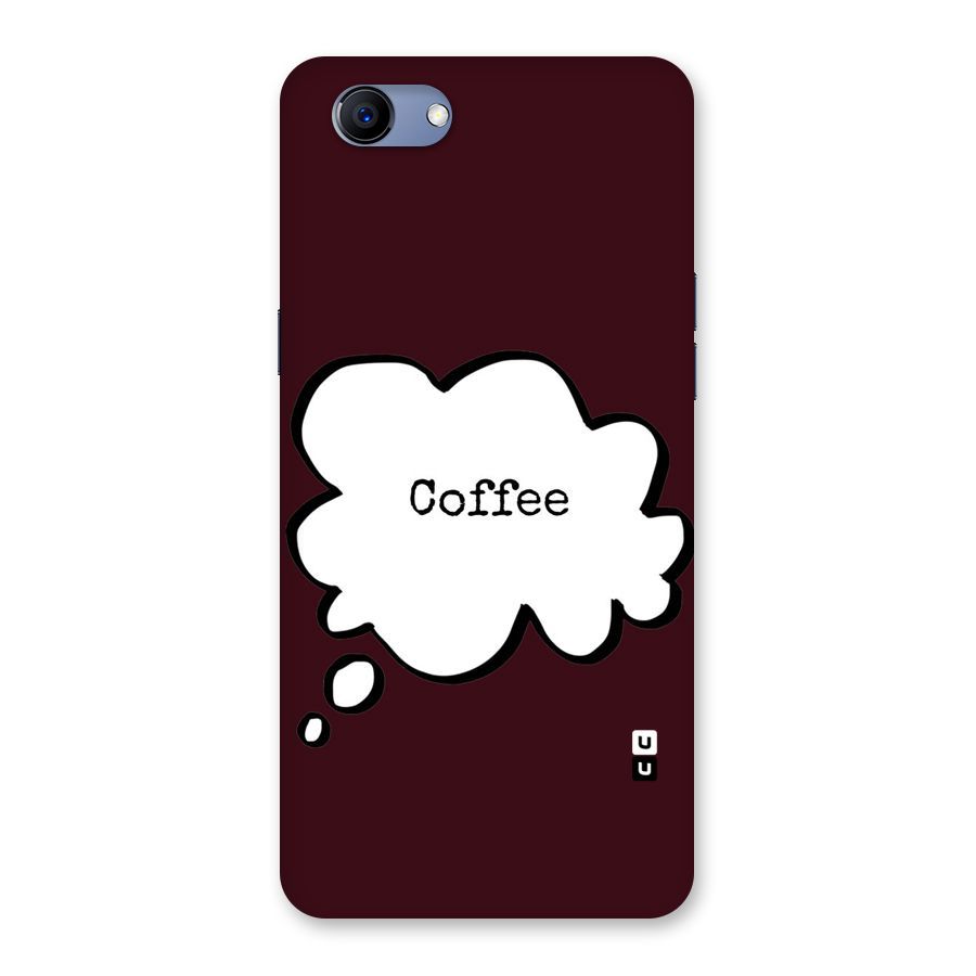 Coffee Bubble Back Case for Oppo Realme 1