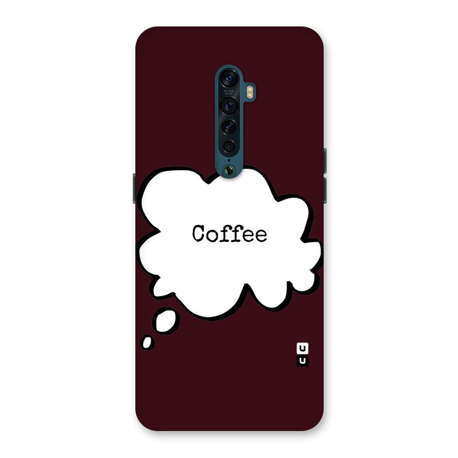 Coffee Bubble Back Case for Oppo Reno2