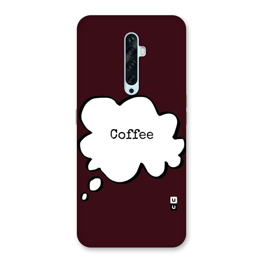 Coffee Bubble Back Case for Oppo Reno2 Z