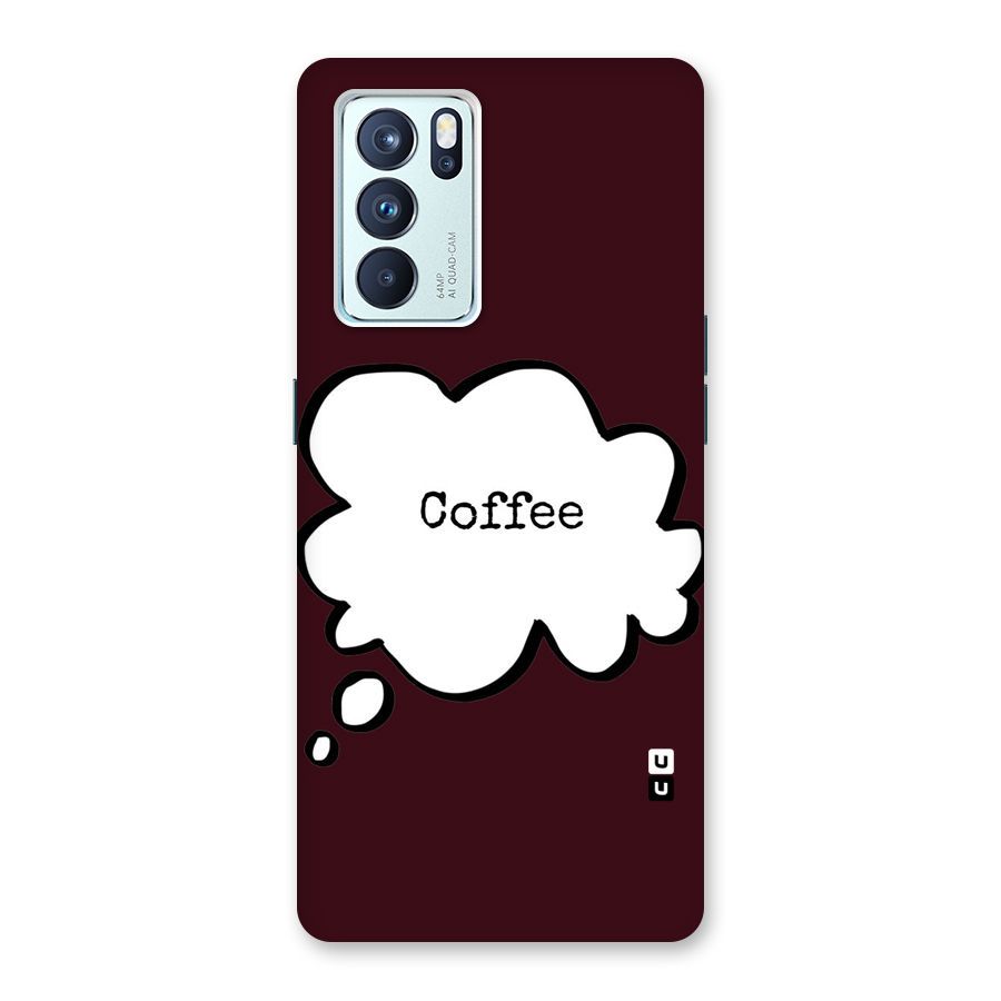 Coffee Bubble Back Case for Oppo Reno6 Pro 5G