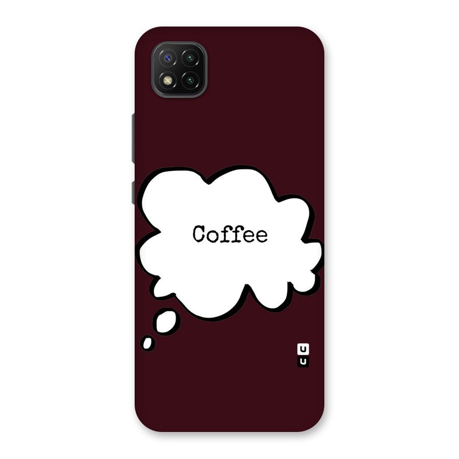 Coffee Bubble Back Case for Poco C3