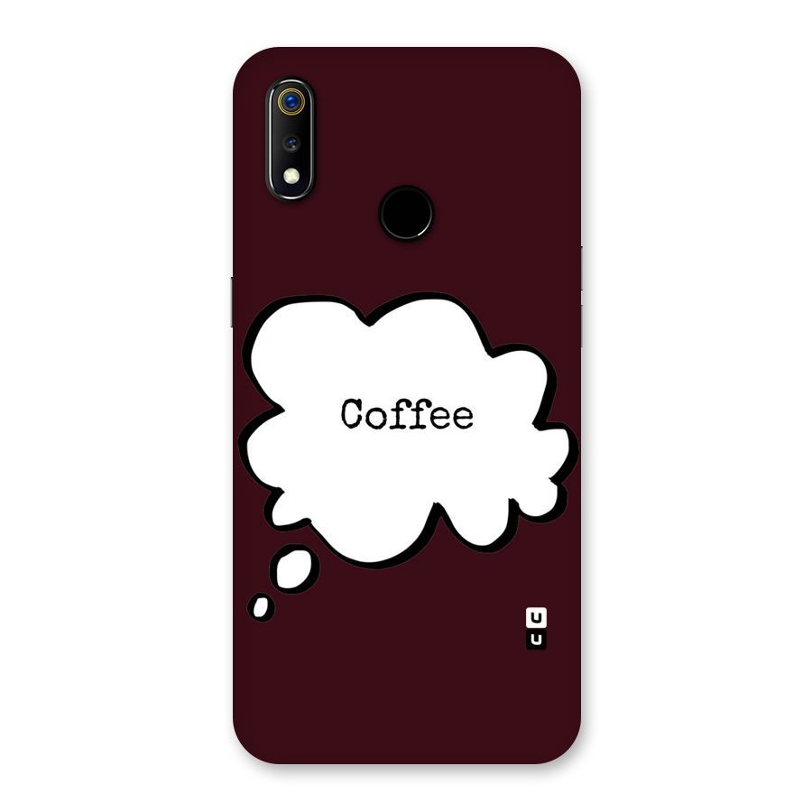 Coffee Bubble Back Case for Realme 3