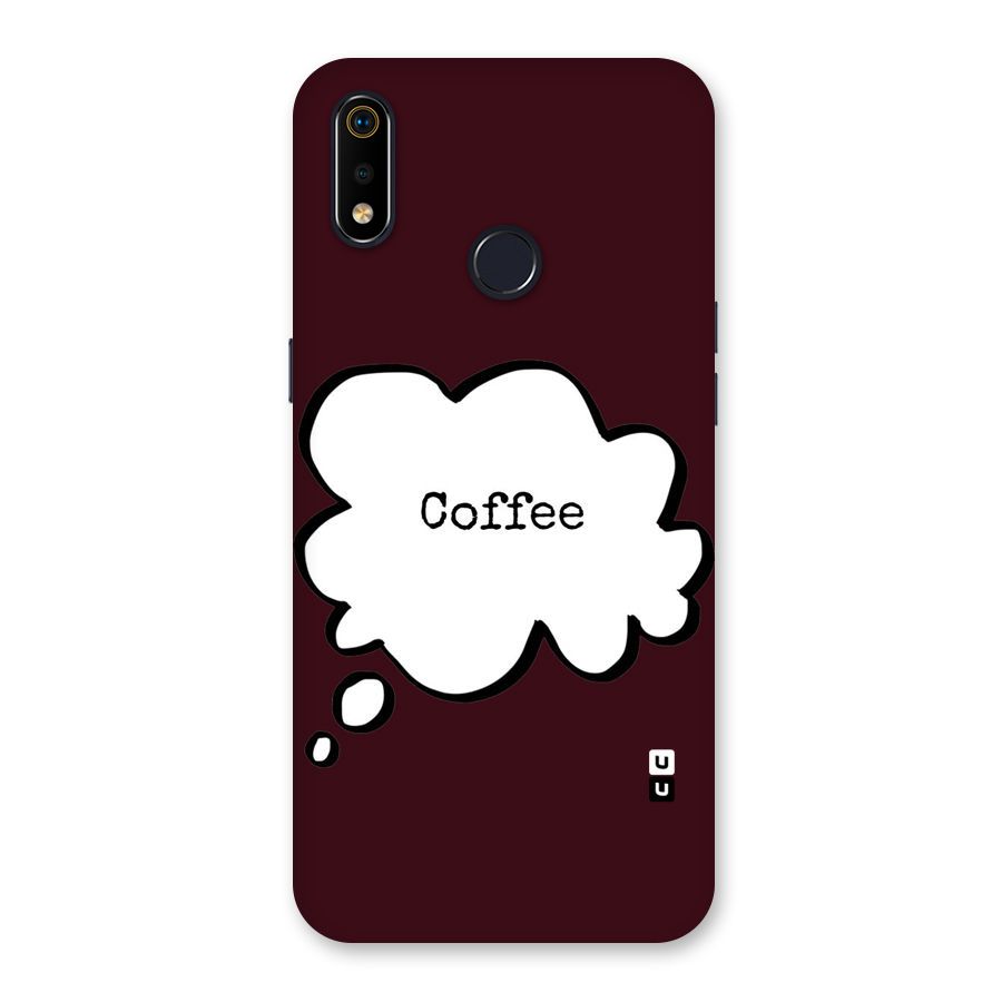 Coffee Bubble Back Case for Realme 3i