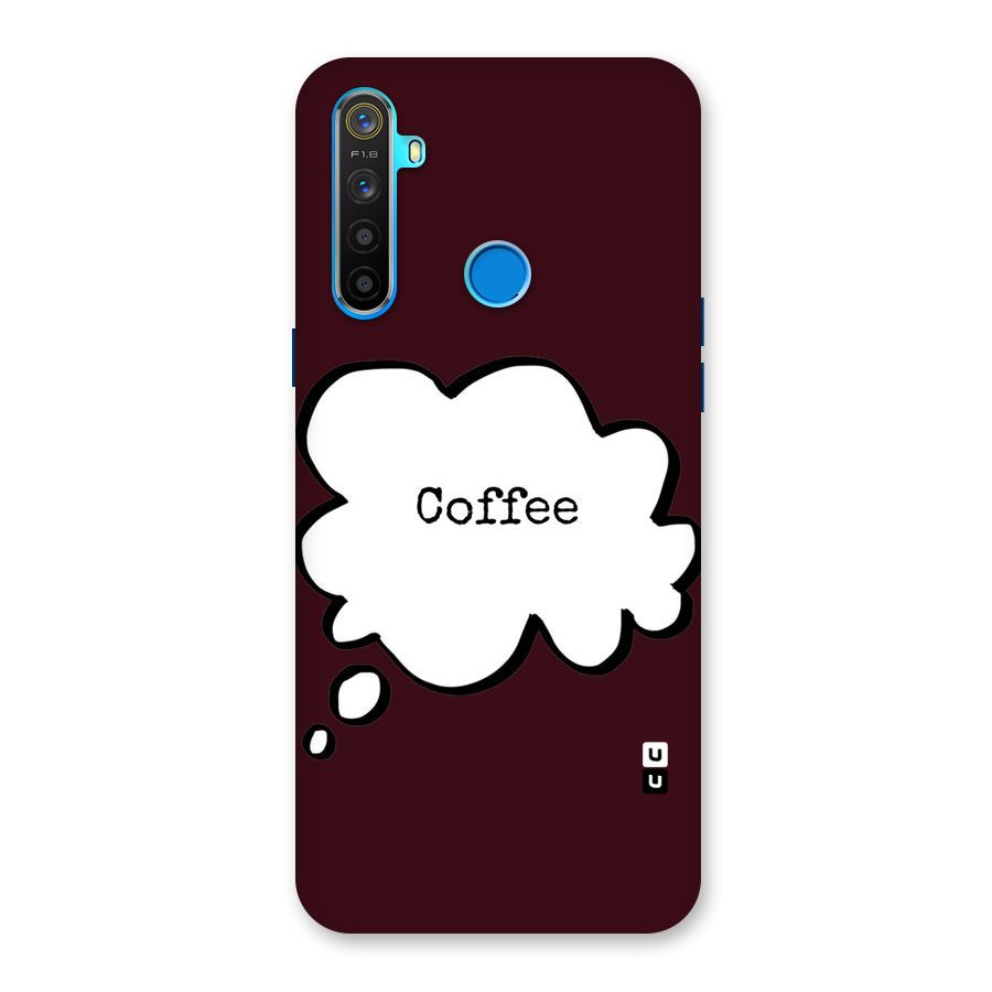 Coffee Bubble Back Case for Realme 5