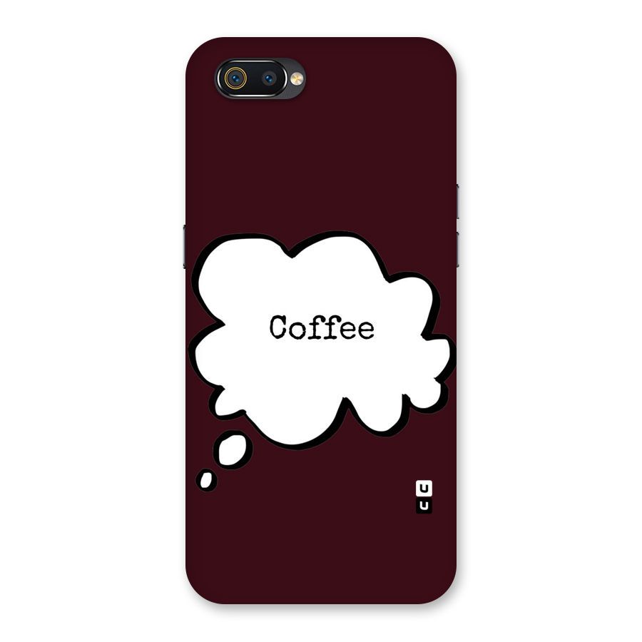 Coffee Bubble Back Case for Realme C2